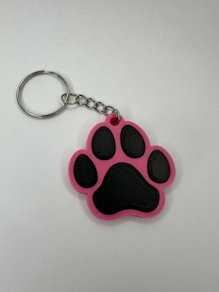 Kutyus kulcstartó NFC-vel