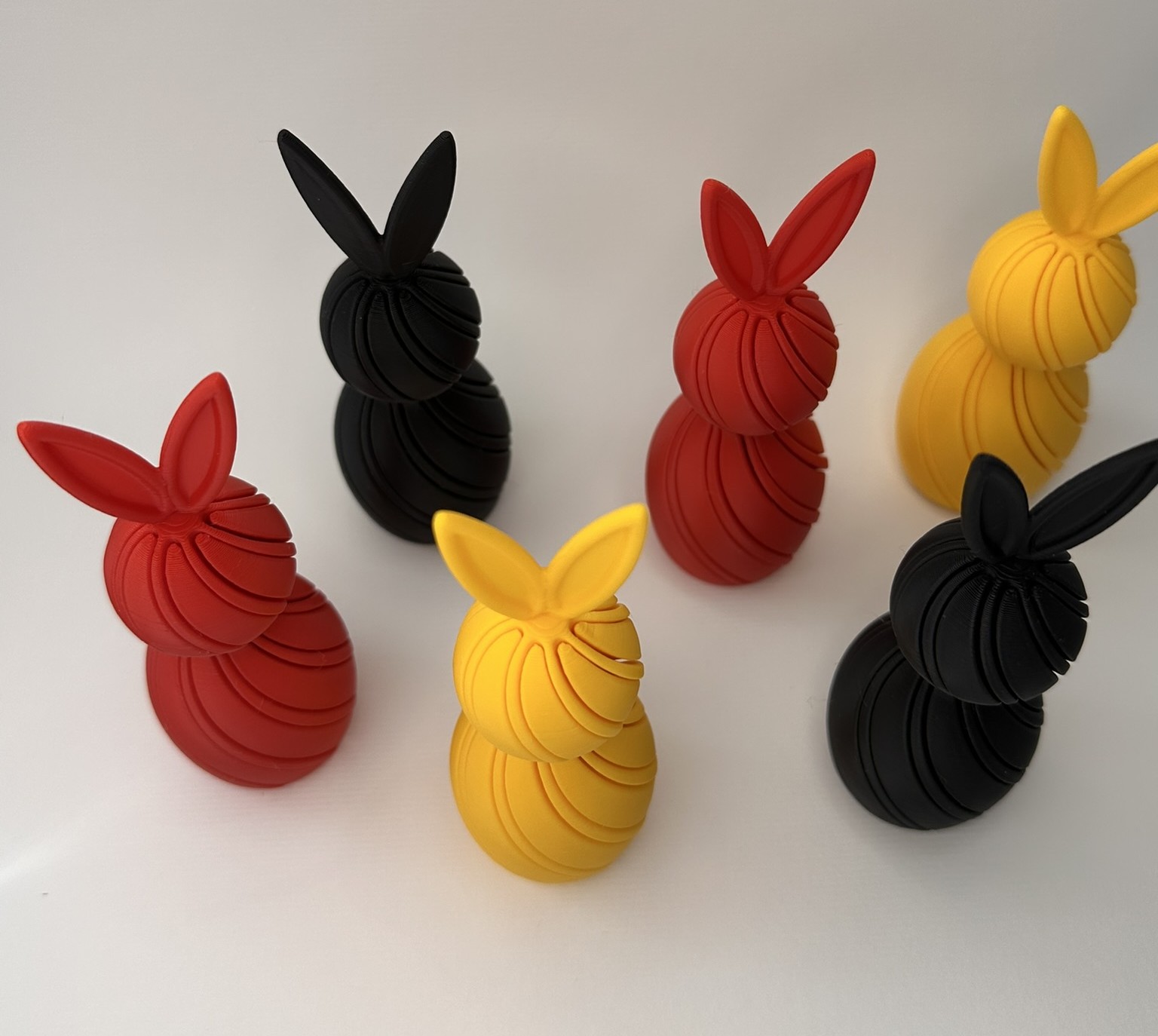 Húsvéti nyuszi (11 cm magas, füllel, csavarható) - Image 4