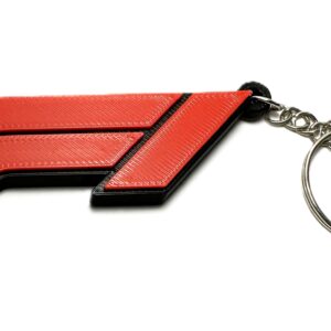 F1 kulcstartó karikával